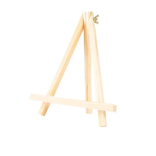 Easel Stand 1/5 stücke Holz Mini Staffelei Rahmen Stativ Display Treffen Hochzeit Tisch Name Karte Stand Display Halter Kinder Malerei Handwerk Staffelei(1pc (18x24cm)) von TYNXK