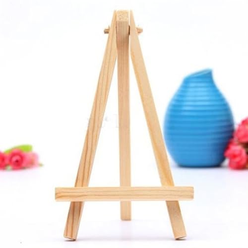 Easel Stand Mini Künstler Holz Staffelei Holz Hochzeit Tisch Karte Stand Display Halter for Party Dekoration 15 * 8cm Triange Staffelei Staffelei von TYNXK