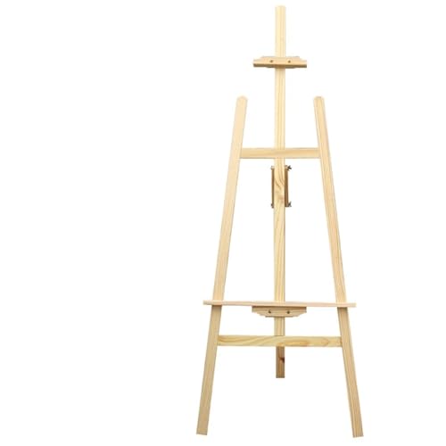 Easel Stand Verstellbare Staffelei aus Kiefernholz for Kunstmalerei, Faltbare, Glatte Holzstaffeleien for Skizzenkünstler for Zeichenbrett und Tafel Staffelei von TYNXK