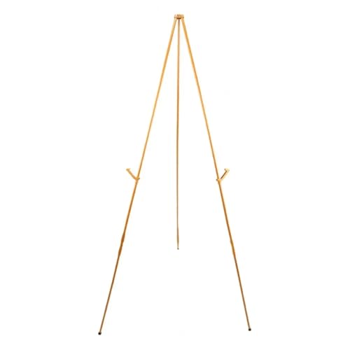 Easel Stand Weißer Staffeleiständer for die Präsentation von Hochzeitsschildern und Postern, Stativ-Staffeleiständer, Kunst-Zeichnungsstaffeleien, Malerei-Kunst-Staffeleihalter Staffelei(Golden) von TYNXK