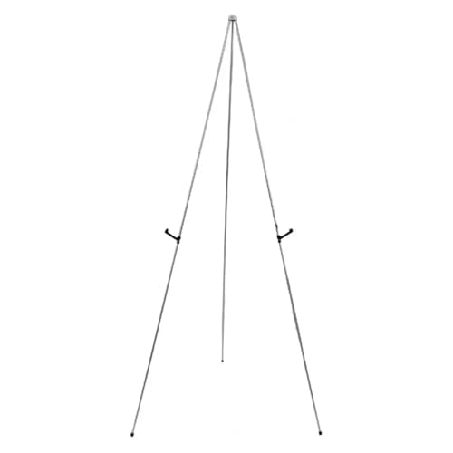 Easel Stand Weißer Staffeleiständer for die Präsentation von Hochzeitsschildern und Postern, Stativ-Staffeleiständer, Kunst-Zeichnungsstaffeleien, Malerei-Kunst-Staffeleihalter Staffelei(Silver) von TYNXK