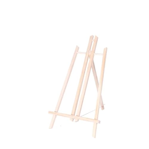 TYNXK Easel Stand Hölzerne Staffelei for Malen, 20 cm 24 cm 30 cm 40 cm 50 cm Höhe, zusammenklappbare Dreieckhalterung for den Schreibtisch, Künstlerbedarf, 1 Stück Staffelei(18.8x28.8cm) von TYNXK