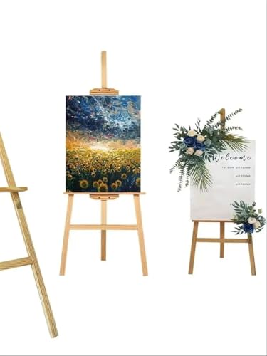 TYNXK Easel Stand Künstler Staffelei Große Stativ Boden Einstellbare Display Kunst Malerei Stehen 175cm/69 Zoll Staffelei von TYNXK