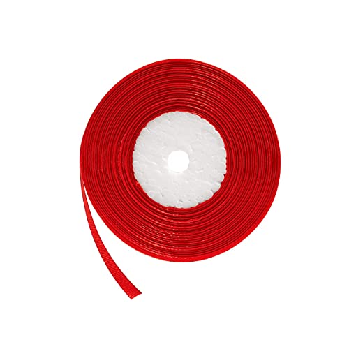 Satinband 20mm Rot Schleifenband Dekoband Geschenkband für Handwerk Geburtstagsgeschenke Hochzeitsdeko, 90 Meter von TYPHEERX