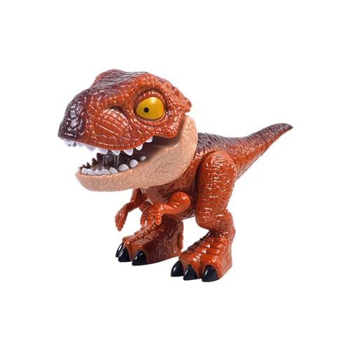TYTUOO Kinderspielzeug 5-in-1-Dinosaurier-Modell, Bleistiftspitzer für Kinder, kreatives Dinosaurier-Schreibwarenset mit Radiergummi, flexiblem Lineal, Hefter und Spitzer (C, One Size) von TYTUOO