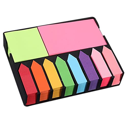 Taasmoog Farbige Haftnotizen, 2000 Blatt Selbstklebende Haftnotizzettel Markierung Buch Notizzettel bunt Haftmarker schmal Haftstreifen Papier pastell Page Marker Sticky Notes Set von Taasmoog