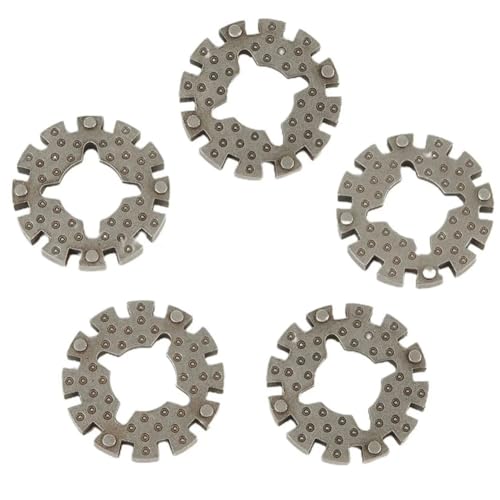 Tacell 5 Stück Adapter für Oszillierende Sägeblätter, Kreissägeblätter, Star Lock Adapter, Universal-Schnellspannadapter, OIS Adapter von Tacell