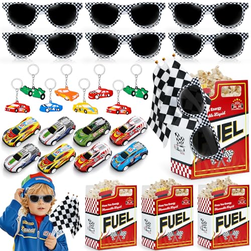Tacobear Rennauto Mitgebsel Kindergeburtstag 40STK. mit Geschenkbox Karierte Sonnenbrille Flagge Schlüsselanhänger Zurückziehen Rennauto Party Give Aways Gastgeschenke für Jungen 6 7 8 9 10 Jahren Tacobear Rennauto Mitgebsel Kindergeburtstag 40STK. mit Geschenkbox Karierte Sonnenbrille Flagge Schlüsselanhänger Zurückziehen Rennauto Party Give Aways Gastgeschenke für Jungen 6 7 8 9 10 Jahren von Tacobear