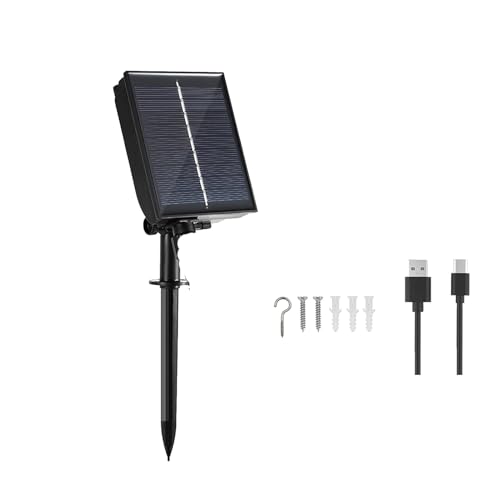 Tacobey 24V Solarpanel für Solar-Lichterketten von Tacobey