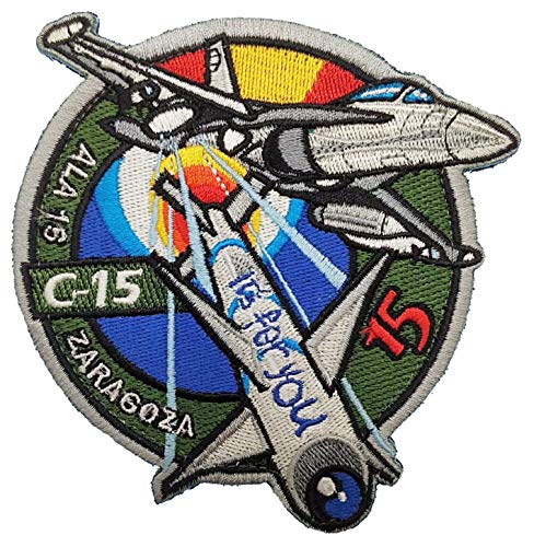 Aufnäher ALA 15 Militär C-15 It's For You EF-18 bestickter Klettverschluss mit starker Haftung von Tacro