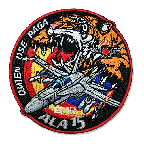 Aufnäher ALA 15 Tiger Armee EF-18 Qer Ose Paga Stickerei Velc mit großer Haftung von Tacro