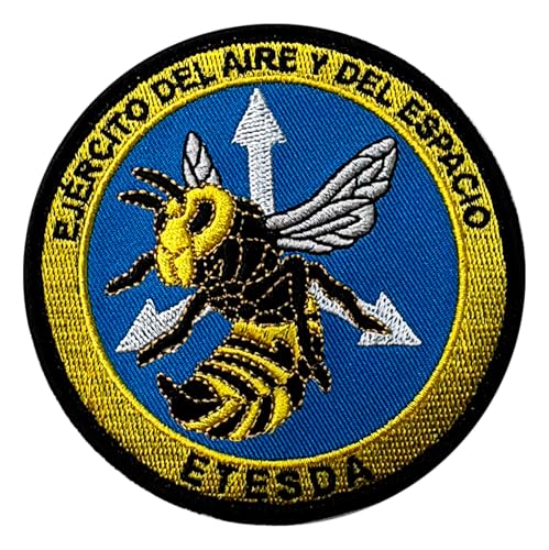 ETESDA Militär-Patch Luft- und Weltraumarmee, bunt, 9 cm, Biene von Tacro