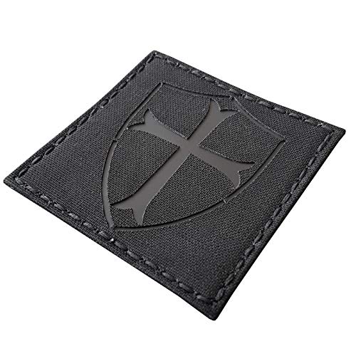 Blackout Infrarot IR Crusader Cross Seal Team DEVGRU 3x3 IFF Tactical Moral Hook Patch von Tactical Freaky