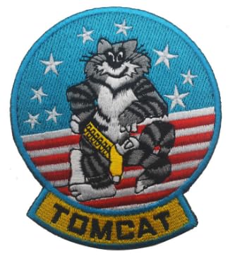 F-14 Tomcat Chapter Stickerei Patch Armband Abzeichen Militär Dekorative Nähapplikation Verzierung Taktische Patches Foto Display von Tactical Patches