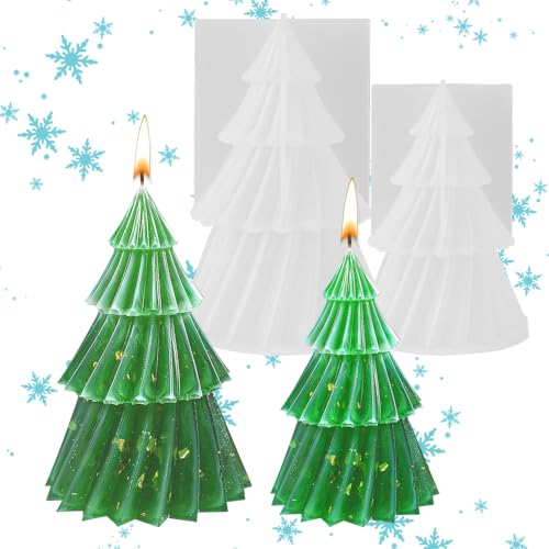 Silikonform Tannenbaum,Kerzen Gießform 3D Weihnachtsbaum,Kerzengießform Weihnachtsbaum,Kerzenform Weihnachten,Candle Mould Silicone Christmas,Silikonform Weihnachtsbaum 3D von Taechalingo