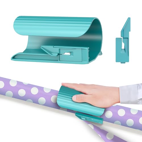 Geschenkpapierschneider, Geschenkpapier Schneider für Rollen, Wrap Slice für Rollen, Geschenkpapier Cutter, Geschenkpapier Abroller, Roll Papier Schneidegerät für Geschenkpapier, Weihnachten (Grün) von Tagamor