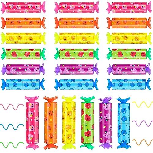 Taicols 24 Stück Mini Textmarker Bonbon Form, 6 Farben Aesthetic Marker Stifte, Lustige Obst Drucke Textmarker, Bonbon Kawaii Marker Stifte für Zuhause, Schule, Büro, Erwachsene Kinder Geschenke (24) von Taicols