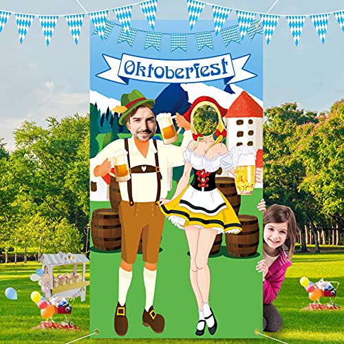 Oktoberfest Party Dekorationen,180 * 90cm Oktoberfest Foto Stütze,Oktoberfest Foto Requisit,Lustige Oktoberfest Spiele Zubehör,Oktoberfest Deko,Oktoberfest Bayerisches Partyset Dekorationen von TaimeiMao