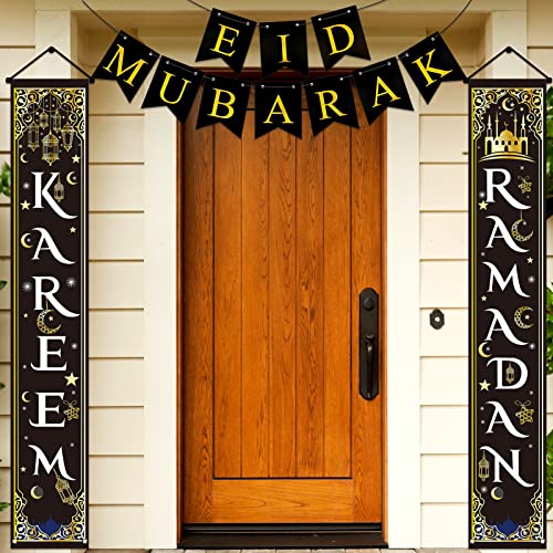 Ramadan Dekoration,Eid Mubarak Banner,Ramadan Wimpelkette,Hängeschild Ramadan Kareem,für Muslim Islam Ramadan Deko Partyzubehör von TaimeiMao