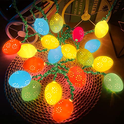 TaimeiMao Ostern Lichterketten, 1.5M Ostereier Lampen, Ostern Dekorative Lichter, Osterei Ostern Lichter, Eier Lichterketten, LED Ostern Lichter, Eier Lichter, Easter Lichterketten von TaimeiMao