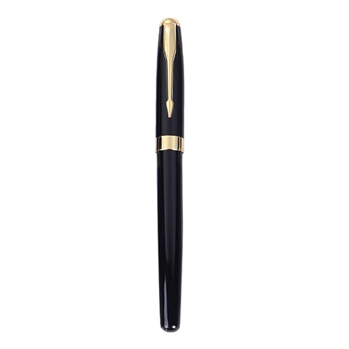 Tainrunse Signature Pen Komfortabler Griff Metall Business Pen Glattes Schreiben Langlebig Elegant Stift für Büro Zuhause Verschleißfest Kugelschreiber Bulk Pens, und Bürobedarf Schwarz von Tainrunse