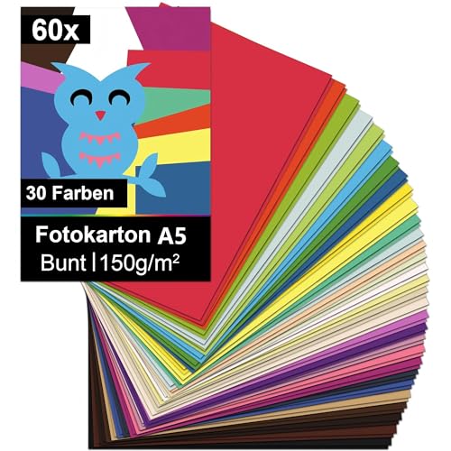 Taiyeestar 60 Blatt Tonpapier A5 Bunt in 30 Farben, 150 g/m² Tonzeichenpapier A5, Buntes Papier, Bastelpapier Bunt, Tonkarton, Farbiges Papier für Origami und Bastelprojekte Taiyeestar 60 Blatt Tonpapier A5 Bunt in 30 Farben, 150 g/m² Tonzeichenpapier A5, Buntes Papier, Bastelpapier Bunt, Tonkarton, Farbiges Papier für Origami und Bastelprojekte von Taiyeestar