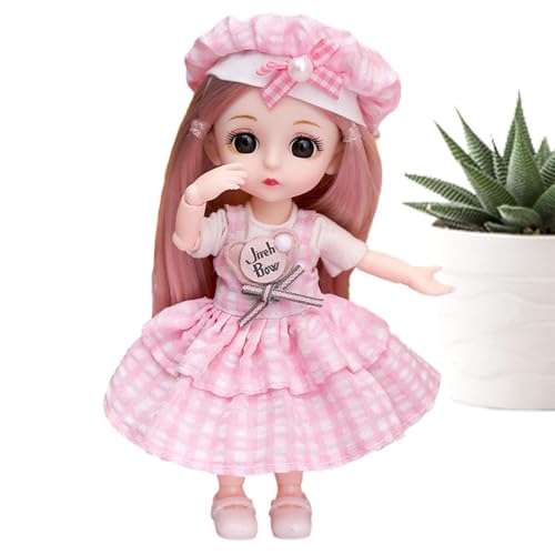 BJD Puppe - Bewegliche Puppe Mit 13 Gelenken | BJD Puppe Prinzessin Anime Puppe Beste Anime Spielzeuge | Prinzessin Puppe Dress Up Kleidung Zubehör Kinder Kinder Mädchen Geburtstag Geschenk Spielzeug von Takluu