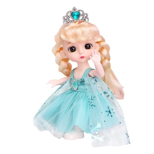 BJD Puppe - Bewegliche Puppe Mit 13 Gelenken | BJD Puppe Prinzessin Anime Puppe Beste Anime Spielzeuge | Prinzessin Puppe Dress Up Kleidung Zubehör Kinder Kinder Mädchen Geburtstag Geschenk Spielzeug von Takluu