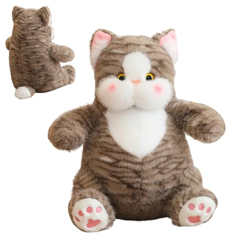 Takluu Plüsch-Katze, Plüschkatze, weiche Plüschtiere, 9,84 Zoll, einzigartige Plüschtiere, Modellpuppen, Katzenspielzeug, niedliche Tiere, weiches Plüschtier und Mädchen von Takluu