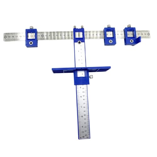 Takluu Schrank-Hardware-Vorrichtung, Schrankgriff-Vorrichtung, Einstellbarer Locher-Locator, Schranklehre für Griffe und Griffe an Schubladen/Schränken, Schrank-Hardware-Schablonenwerkzeug von Takluu