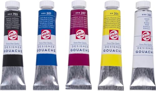 TALENS SET MIX GOUACHE 5X20ML von Talens