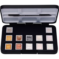 Van Gogh Aquarellfarbe Pocketbox 12 Näpfe, Metallic-Farben von Talens