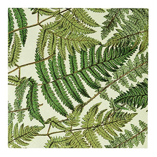 Talking Tables Fern Napkins 16,5 cm gefaltet, 20 Stück, Mittel von Talking Tables