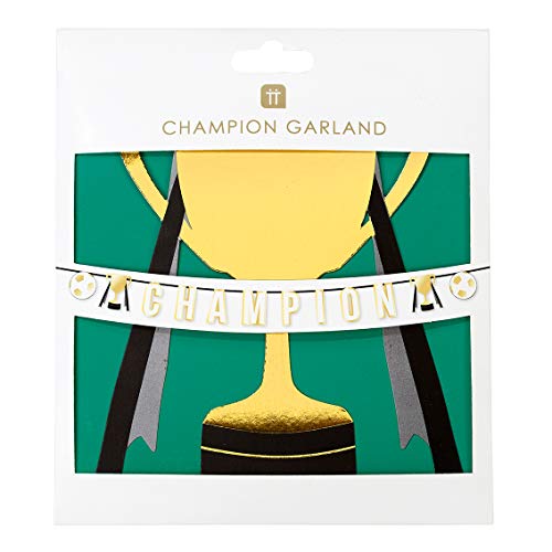 Talking Tables Soccer Party Bunting Champions Garland von Talking Tables