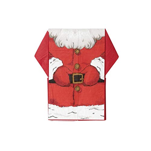 Talking Tables Weihnachtsparty Zubehör | Weihnachten Papierservietten | Santa Pulli Servietten | Rot, 8 Stück von Talking Tables