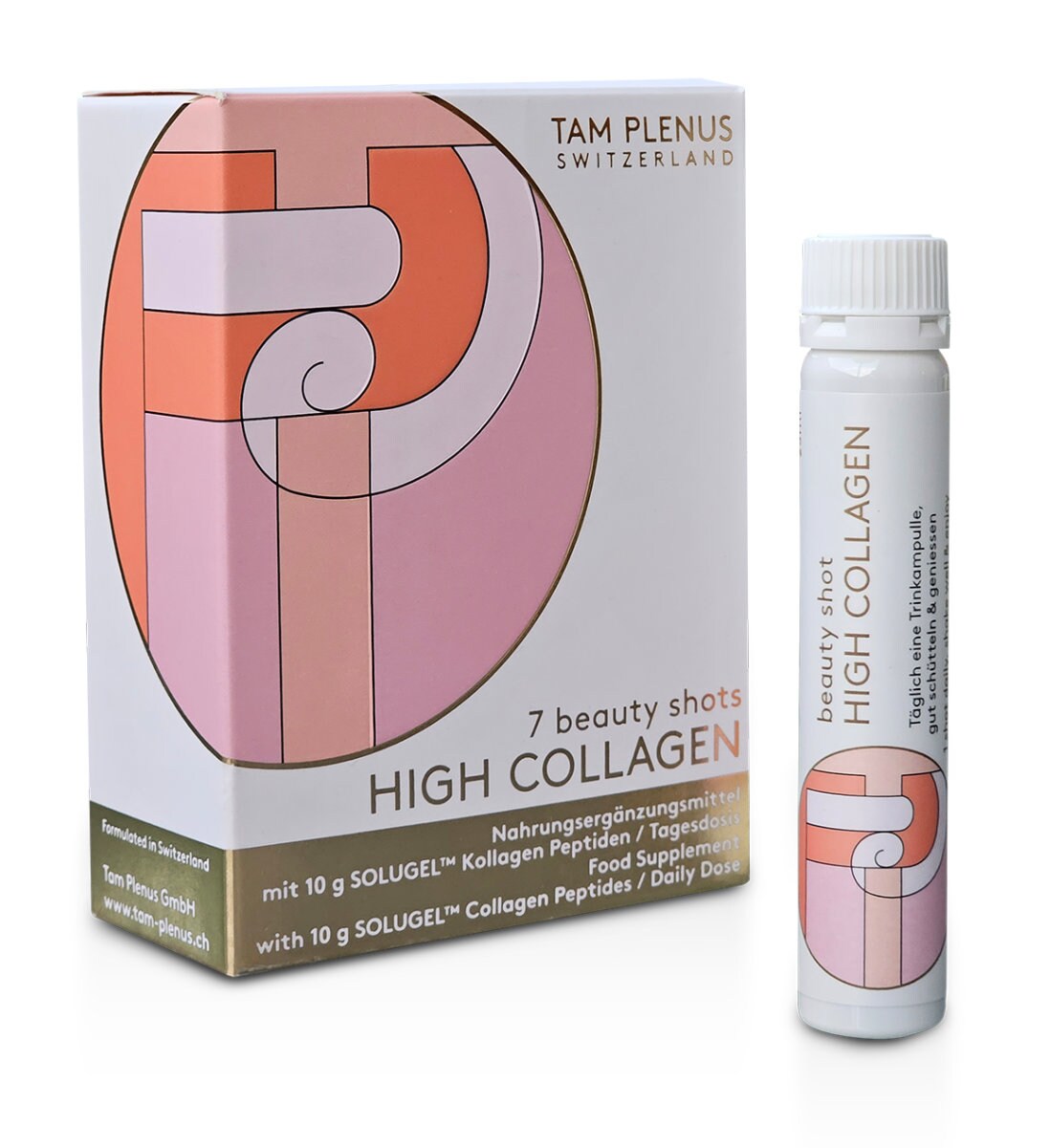 High Collagen® Shots. Für Schöne Haut Und Haare, Festes Bindegewebe Gesunde Gelenke von TamPlenusSwitzerland