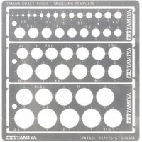 Modeling Kreis Schablone PE (3) 1-12,5mm von Tamiya