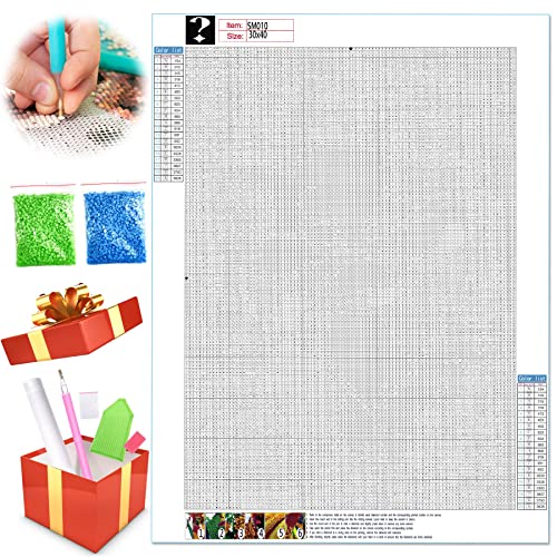 Tamseen 5D DIY Diamond Painting Set Tiere, Diamond Painting Erwachsene Bilder Full Rundes Diamant Strass Mit Zubehör Mosaik Kit Art Gift Crystal Crafts Family Decoration 30X40 CM von Tamseen