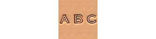 Tandy Leather 1/4 Alphabet Open Face Stamp Set by von Tandy Leather