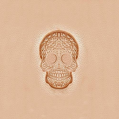 Tandy Leather 3D Stempel Sugar Skull für Leder Prägung, 8693-00 von Tandy Leather