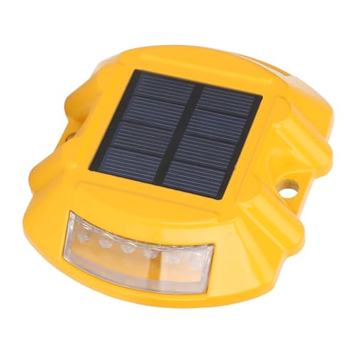 Tangxi LED-Dock-Lichter, IP68 Wasserdichte Solar-Einfahrtslichter, Einfach zu Installieren, 6 V, 1,8 W für Hinterhof-Terrasse (Rotlicht) von Tangxi