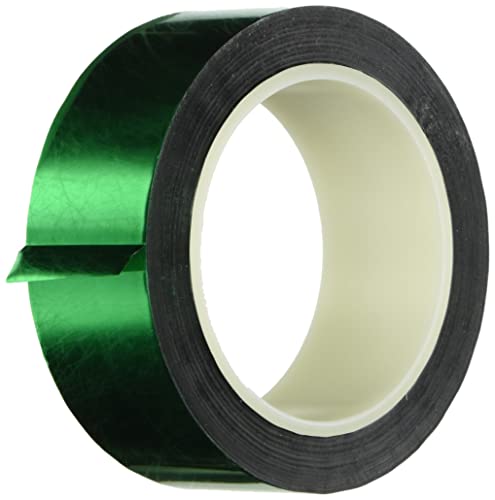 TapeCase 10-72-MPFT-Green Metallisiertes Polyester-, Acryl-Klebeband, 0,005 cm dick, 65,8 m Länge, 25,4 cm Breite, Grün, 1 Rolle von TapeCase