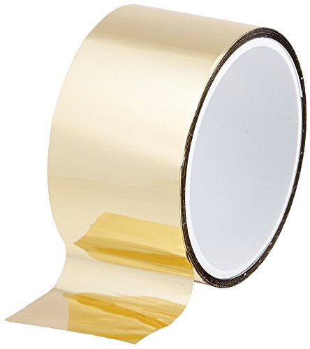 TapeCase 21-72-MPFT-Gold Metallisiertes Polyester-, Acryl-Klebeband, 0,005 cm dick, 65,8 m Länge, 53,3 cm Breite, Gold, 1 Rolle von TapeCase