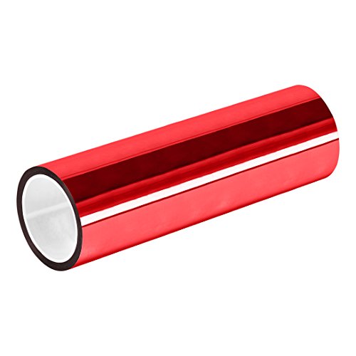 TapeCase 72YD-RED TC830 Rotes-Metallisiertes-Polyester/Acryl-Klebeband, 0,005 cm dick, 65,8 m Länge, 34,9 cm Breite, 1 Rolle von TapeCase