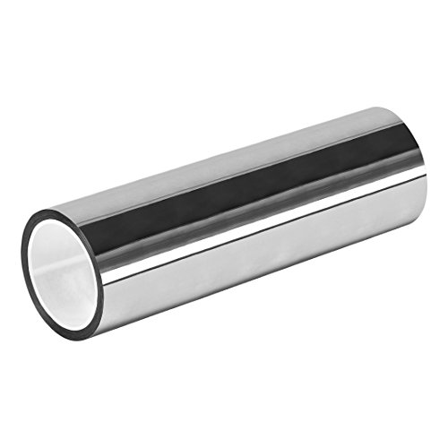 TapeCase 72YD-SILVER TC830 Silbernes-Metallisiertes-Polyester/Acryl-Klebeband, 0,005 cm dick, 65,8 m Länge, 17,4 cm Breite, 1 Rolle von TapeCase