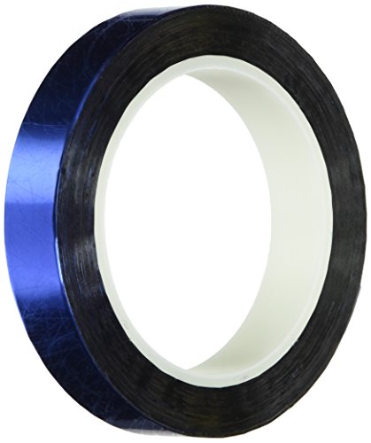 TapeCase 37-72-MPFT-Blue Metallisiertes Polyester-, Acryl-Klebeband, 0,005 cm dick, 65,8 m Länge, 94 cm Breite, Blau, 1 Rolle von TapeCase