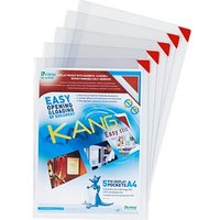 5 tarifold Dokumentenhüllen selbstklebend Kang easy clic transparent von Tarifold