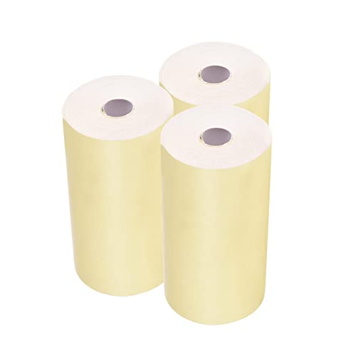 Farbige Thermopapierrolle 57 * 30mm (2.17 * 1.18 Zoll) Rechnungseingang Fotopapier Klarer Druck für PeriPage A6 Pocket Thermodrucker für PAPERANG P1 / P2 Mini-Fotodrucker, 3 Rollen, von Taruor