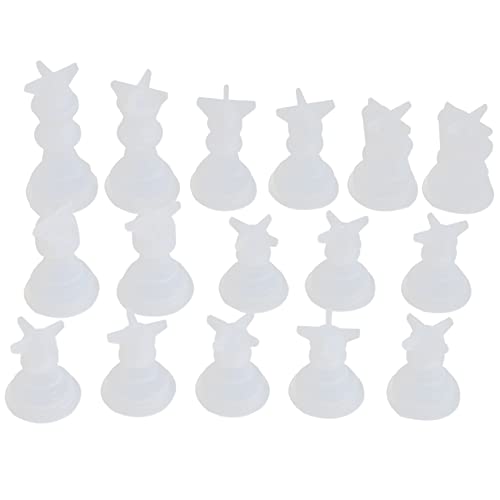Tassety Schachform für Kunstharz, Silikon, Schachharzform, Schachkristall, Epoxidguss für Bastelarbeiten, Geburtstagsgeschenke von Tassety