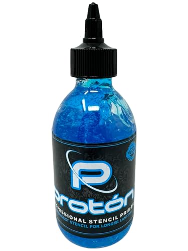 Proton Professional Stencil Primer Gel - Blau- 250ml - Abzugsflüssigkeit - Stempel Kleber - Tattoo INKgrafiX® Deutschland - PROFI STUDIO - IG0005 von Tattoo [INKgrafiX] Piercing